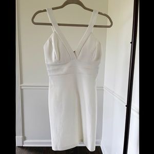 White mini dress, S